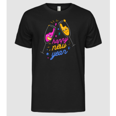 Pólómánia Happy New Year 2021 - Férfi Alap póló