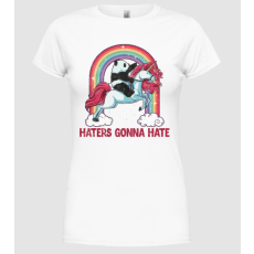 Pólómánia HATERS GONNA HATE - Női Kerek nyakú Póló