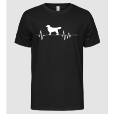 Pólómánia Heartbeat sziluett Golden Retriever - Férfi Alap póló