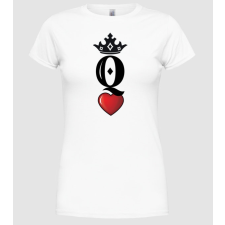Pólómánia HeartQueen páros - Női Kereknyakú Póló női póló