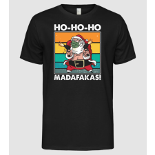 Pólómánia Ho Ho Ho Madafakas Santa Télapó - Férfi Alap póló férfi póló