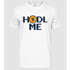 Pólómánia Hodl Me Bitcoin - Férfi Alap póló férfi póló