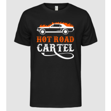 Pólómánia Hot road cartel - Férfi Alap póló