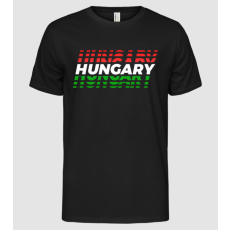 Pólómánia Hungary felirat szurkolói póló - Férfi Alap póló