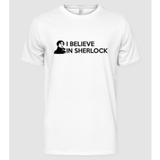 Pólómánia I believe in Sherlock - Férfi Alap póló férfi póló
