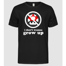 Pólómánia i dont wanna grow up.eps - Férfi Alap póló férfi póló
