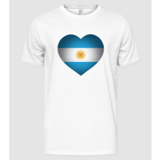 Pólómánia i heart argentina - Férfi Alap póló férfi póló