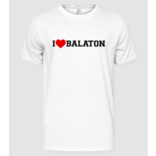 Pólómánia I heart balaton 2 szín - Férfi Alap póló férfi póló