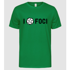 Pólómánia i heart foci _ 2c - Férfi Alap póló férfi póló