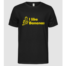 Pólómánia I Like Bananas - Férfi Alap póló férfi póló
