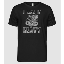 Pólómánia I like it heavy - Férfi Alap póló férfi póló