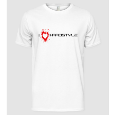 Pólómánia i love hardstyle - Férfi Alap póló férfi póló