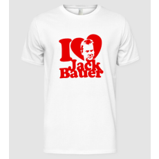 Pólómánia I Love Jack Bauer - Férfi Alap póló