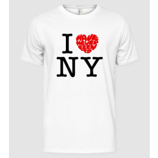 Pólómánia i love ny new york poén.eps - Férfi Alap póló