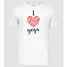 Pólómánia I love yoga - Férfi Alap póló férfi póló