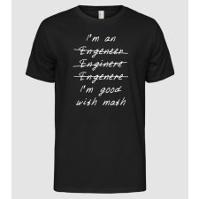 Pólómánia I'm good with math - Férfi Alap póló férfi póló