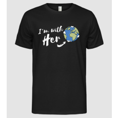Pólómánia i'm with her - Férfi Alap póló
