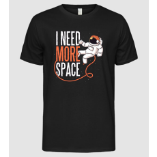 Pólómánia I need more space űrhajós póló - Férfi Alap póló
