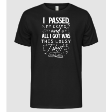 Pólómánia I passed my exams - Férfi Alap póló férfi póló