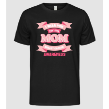 Pólómánia I wear pink for my mom - Férfi Alap póló férfi póló