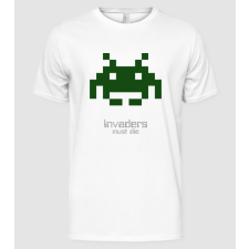 Pólómánia Invaders Must Die - Férfi Alap póló férfi póló