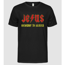 Pólómánia JESUS HIGHWAY TO HELL - Férfi Alap póló
