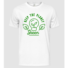 Pólómánia Keep The Planet Green - Föld napja - Férfi Alap póló