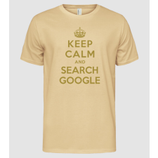 Pólómánia keepcalm_google black - Férfi Alap póló férfi póló