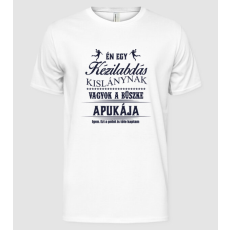 Pólómánia Kézilabdás lány apukája - Férfi Alap póló