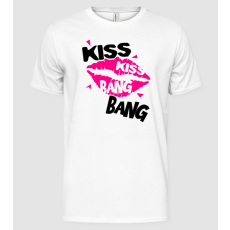 Pólómánia Kiss kiss bang bang - Férfi Alap póló