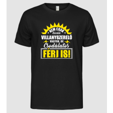 Pólómánia Kiváló villanyszerelő és csodálatos férj - Férfi Alap póló férfi póló