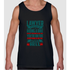 Pólómánia Lawyer it's easy as riding a bike... - Férfi Ujjatlan Trikó