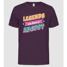 Pólómánia Legends are born in August - Férfi Alap póló