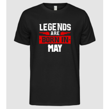 Pólómánia Legends are born in May - Férfi Alap póló férfi póló