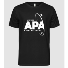 Pólómánia Legjobb a galaxisban apa fehérre - Férfi Alap póló