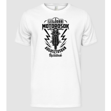 Pólómánia Legjobb motorosok AUGUSZTUS - Férfi Alap póló férfi póló