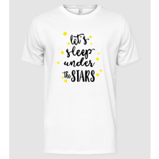 Pólómánia Lets sleep under the stars  - Férfi Alap póló férfi póló