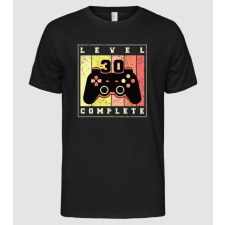 Pólómánia Level 30 Complete Szülinapra póló - Férfi Alap póló férfi póló