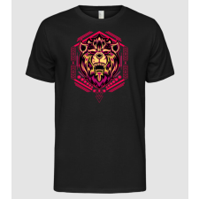 Pólómánia Lion geometry - Férfi Alap póló férfi póló