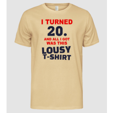 Pólómánia Lousy T-shirt 20 - Férfi Alap póló férfi póló