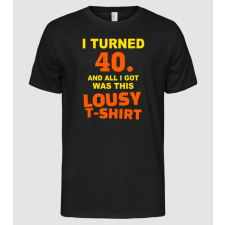 Pólómánia Lousy T-shirt 40 - Férfi Alap póló férfi póló