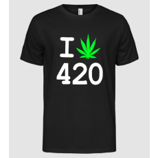 Pólómánia Love420 - Férfi Alap póló