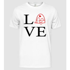Pólómánia Love camping  - Férfi Alap póló