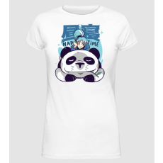Pólómánia Lustálkodós Anime Panda - Női Alap póló
