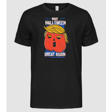 Pólómánia Make Halloween Great Again Trump - Férfi Alap póló férfi póló