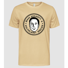 Pólómánia Make humanity a Multiplanet species Elon Musk - Férfi Alap póló férfi póló