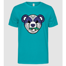 Pólómánia Mandala Panda - Férfi Alap póló