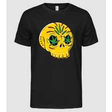 Pólómánia Marijuana Koponya - Férfi Alap póló férfi póló