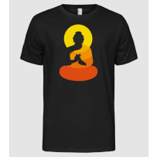 Pólómánia Meditáló szerzetes - Férfi Alap póló férfi póló