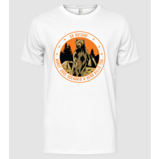 Pólómánia Menj a szabadba! Legrosszabb esetben egy medve megöl - Férfi Alap póló